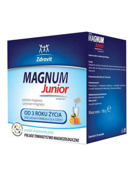 Zdrovit Magnum Junior prosz.20 sasz.