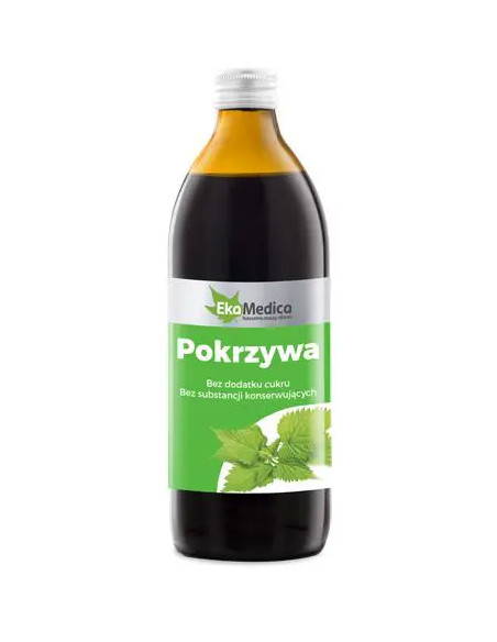 Pokrzywa sok 100% 500 ml EkaMedica