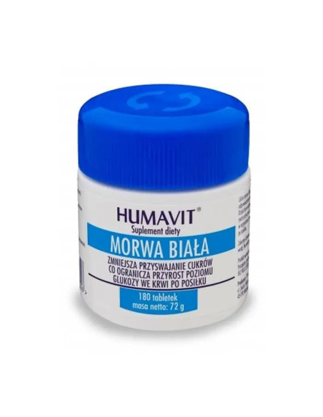 Humavit morwa biała 180 tabl.