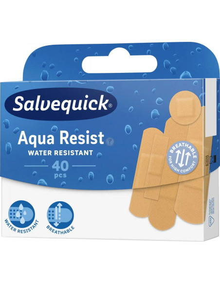 SALVEQUICK plastry Aqua Resist 40 sztuk