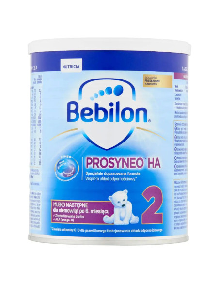 Bebilon Prosyneo HA 2 Mleko następne dla niemowląt po 6. miesiącu 400 g