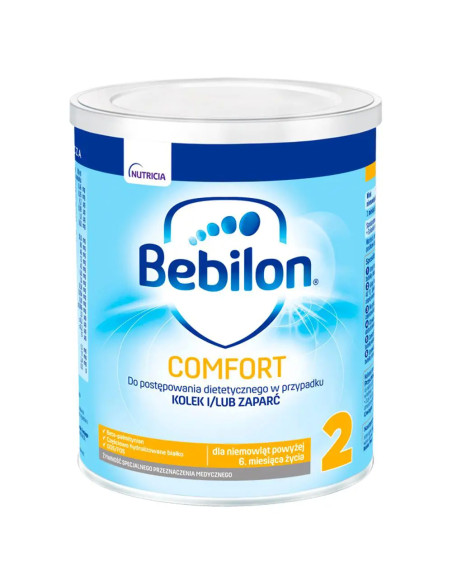 Bebilon Comfort 2 Żywność specjalnego przeznaczenia medycznego dla niemowląt od 6. miesiąca 400 g