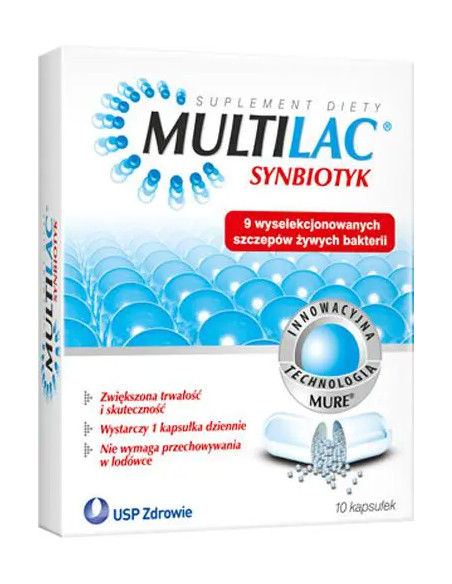 Multilac 10 kaps.