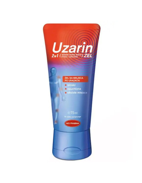 Uzarin żel na urazy i siniaki opuchliznę 75 ml