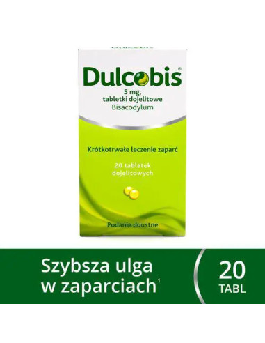 Dulcobis 5 mg 20 tabletek