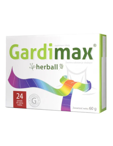 Gardimax Herball o smaku malinowym 24 pastylek...