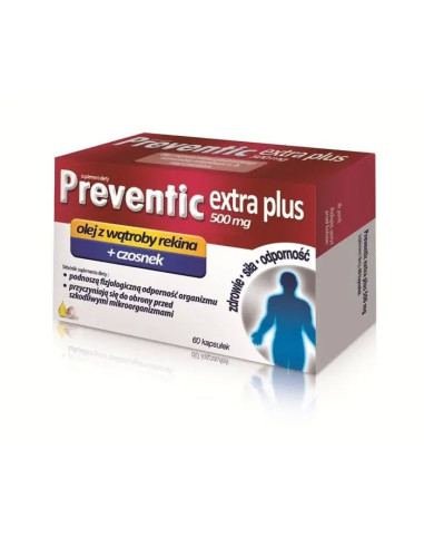 Preventic Extra Plus 500 mg x 60 kaps