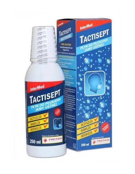 Tactisept Płyn do płukania jamy ustnej 250 ml