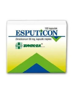 Esputicon 50 mg 100 kaps.