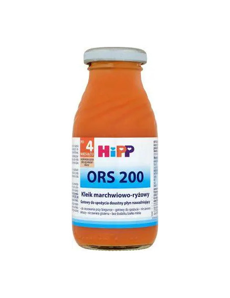 Hipp ORS 200 Kleik marchwiowo-ryżowy 200 ml
