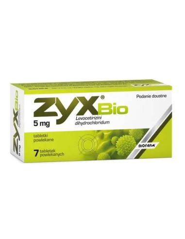 Zyx Bio 5 mg 7 tabl.