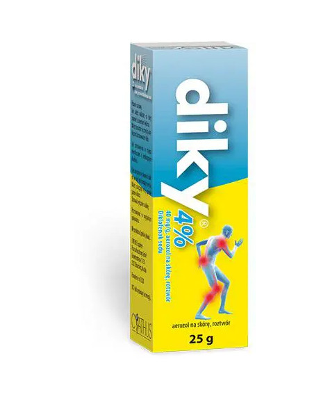 Diky 4% aerozol na skórę 30 ml