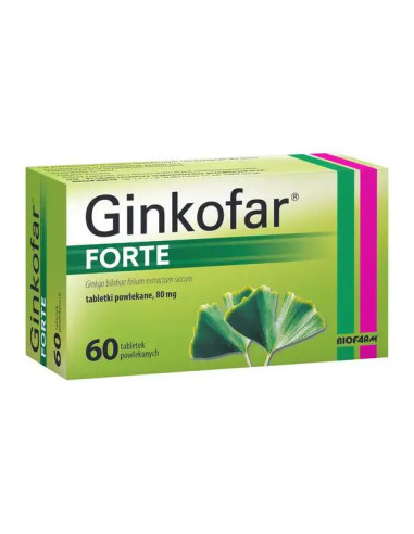 Ginkofar Forte 80 mg 60 tabl.