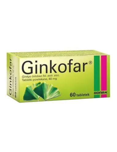 Ginkofar 40 mg 60 tabl.