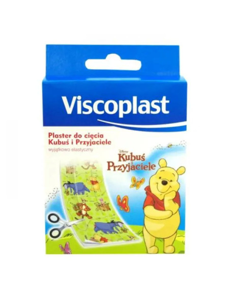 VISCOPLAST KUBUŚ PUCHATEK Plastry dla dzieci do cięcia 80 cm x  6 cm