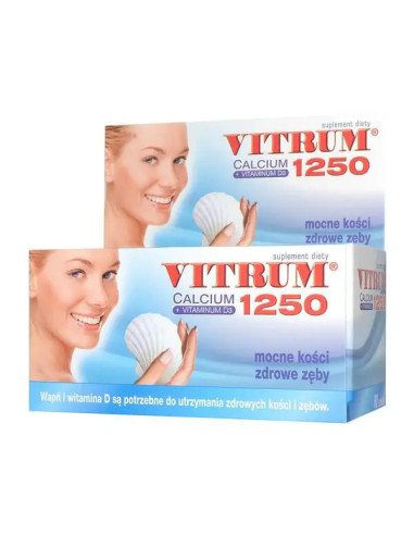 Vitrum Calcium 1250 + Vit D3 60 tabl.