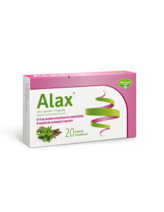 Alax 20 tabletek drażowanych