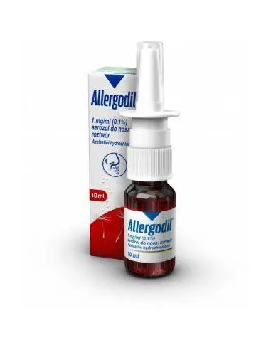 Allergodil 0.1% aerozol do nosa 10 ml