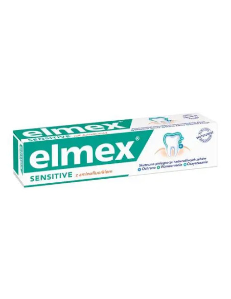 ELMEX Sensitiv z aminofluorkiem Pasta do zębów 75 ml