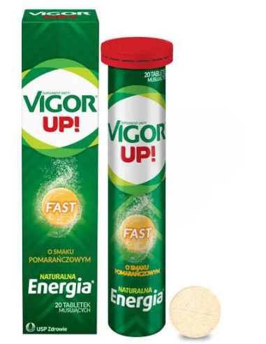 Vigor UP FAST 20 tabletek musujących