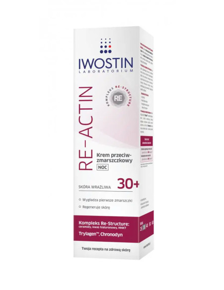 Iwostin Re-Actin Krem Przeciwzmarszczkowy noc 40 ml