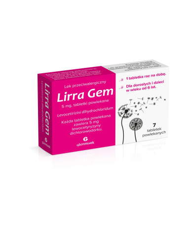 Lirra Gem 5 mg 7 tabl.