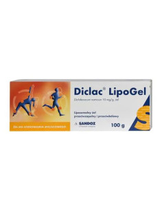 Diclac Lipogel żel 100 g (tuba)