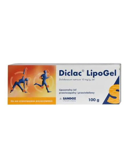 Diclac Lipogel żel 100 g (tuba)
