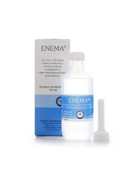 Enema roztwór do wlewu doodbytniczego 150 ml
