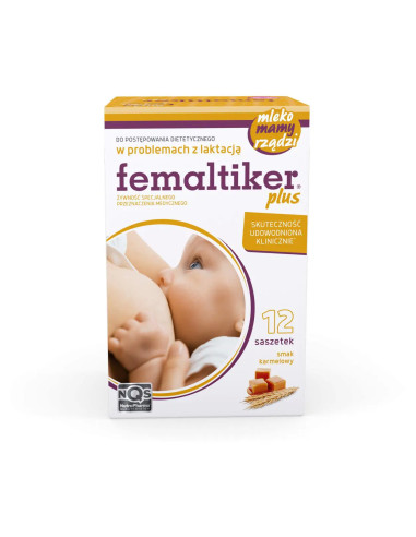 Femaltiker plus smak karmelowy 12 sasz.