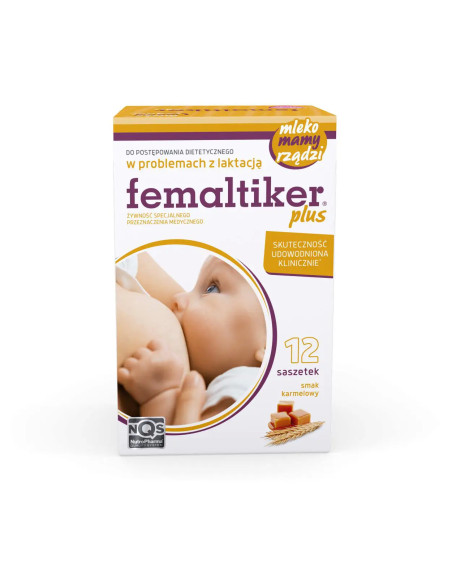 Femaltiker plus smak karmelowy 12 sasz.