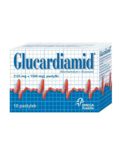 Glucardiamid 10 pastylek do ssania