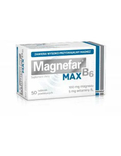 Magnefar B6 max 50 tabl.