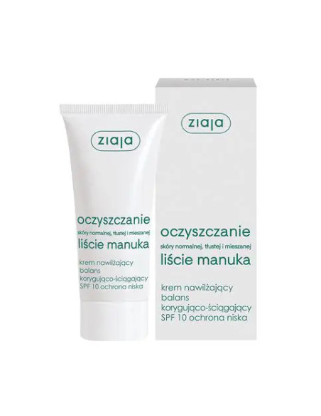 ZIAJA OCZYSZCZANIE krem nawilżający balans korygująco-ściągający 50 ml