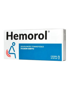Hemorol 12 czopków
