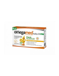 Omegamed Baby + D 6m+ 30 kaps. twist-off