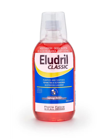 Eludril CLASSIC Płyn do płukania jamy ustnej 500 ml