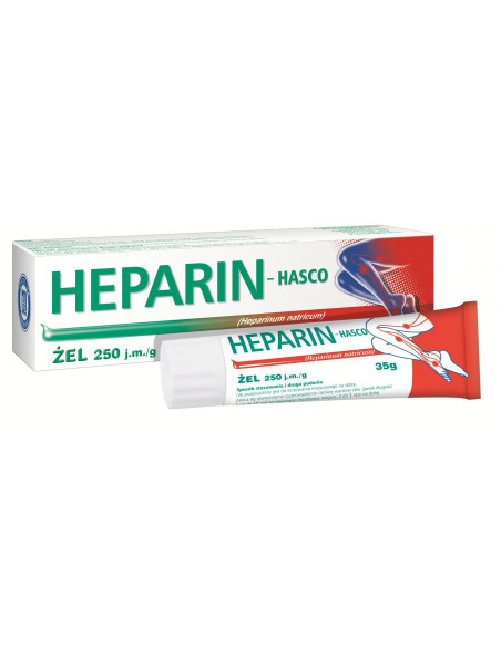 Heparin Hasco żel 35 g