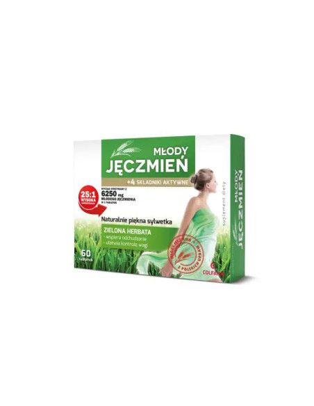 Młody jęczmień Colfarm 60 tabl.