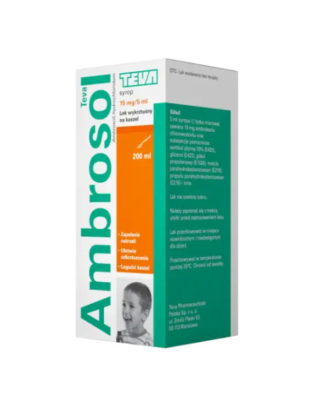 Ambrosol 15 mg/5 ml syrop 200 ml