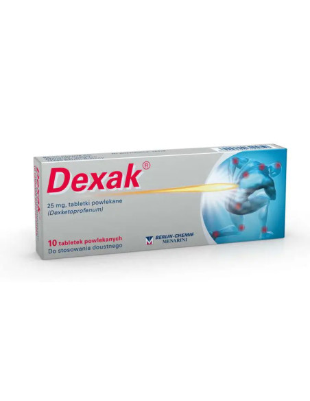 Dexak 25 mg 10 tabl.