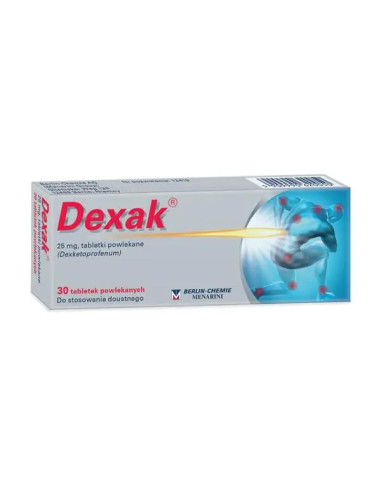 Dexak 25 mg 30 tabl.