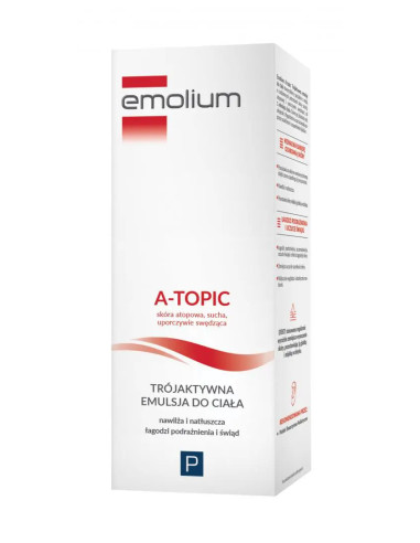 Emolium A-topic Trójaktywna Emulsja do ciała 200 ml