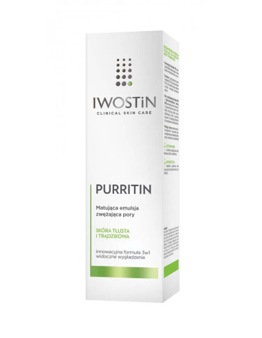 Iwostin Purritin matująca emulsja zwężająca pory 40 ml