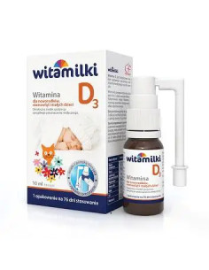 Witamilki Witamina D3 aerozol 10 ml