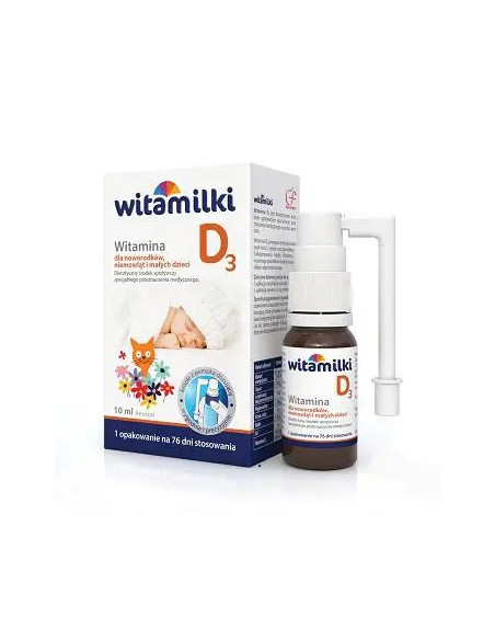 Witamilki Witamina D3 aerozol 10 ml
