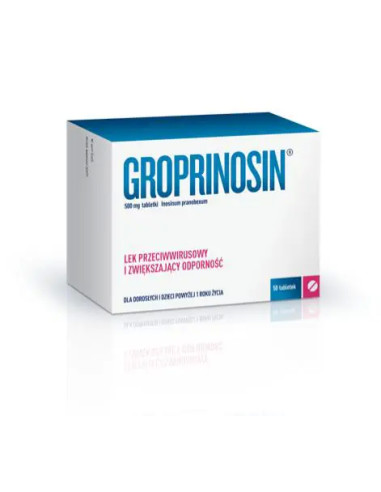 Groprinosin 500 mg 50 tabl.