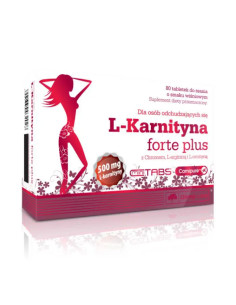 OLIMP L-Karnityna forte plus 80 tabletek do ssania o...