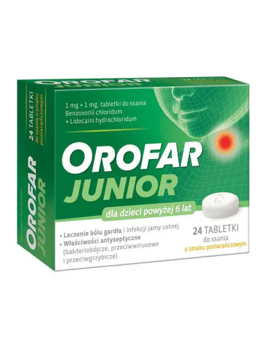 Orofar Junior 24 tabl.