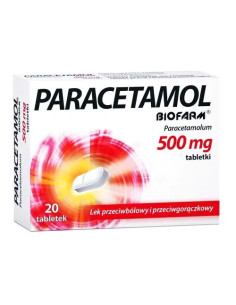 Biofarm Paracetamol 500 mg 20 tabl.